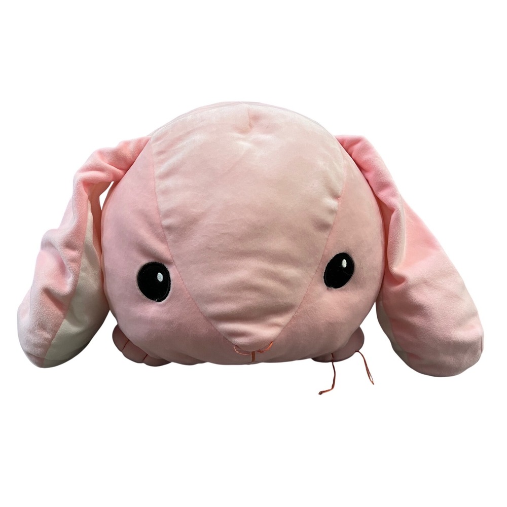 Amuse Large Pink Bunny Rabbit Plush Soft Stuffed Animal Toy Squishy Decor Pillow